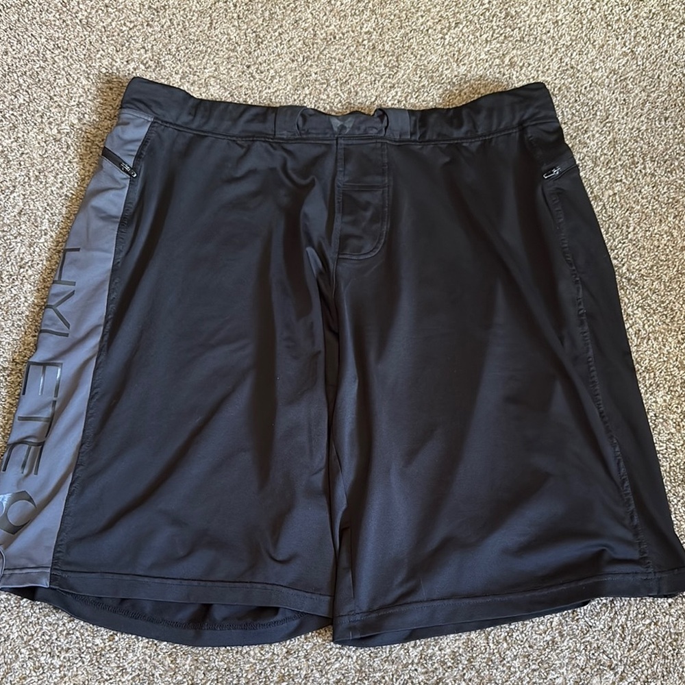Hylete Black and Gray Performance Shorts‎